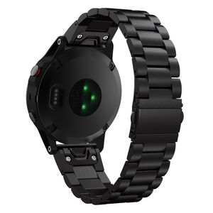 Garmin Fenix 5 / Forerunner 935 Klokkereim i Rustfritt Stål – Svart