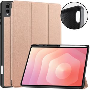 Samsung Galaxy Tab S12 Ultra/S11 Ultra Tri-fold stativfodral - Roséguld