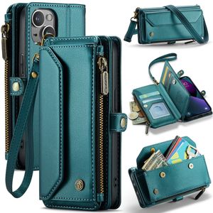 iPhone 13 Wallet Cover Card Slots - Green