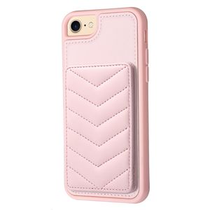 iPhone 6/6s/7/8/SE 2020/2022 Skal med Stativ - Rosa