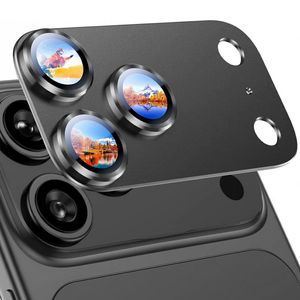RURIHAI iPhone 18 Pro Kameralinssin suoja alumiinikehyksellä - Harmaa