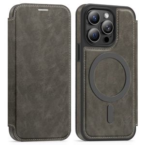 iPhone 14 Pro Wallet Cover MagSafe RFID Blocking - Grey