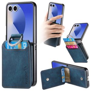 Samsung Galaxy Z Flip7 5G Skal med Ringhållare - Blå