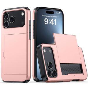 iPhone 17 Pro Kuori, Korttipaikka - ruusu kulta