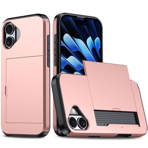 iPhone 17 Deksel med kortspor - Rose gull