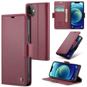 CASEME iPhone 12 Mini Wallet Cover with Stand - Red