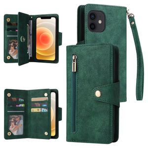 iPhone 12 Mini Cover with Stand - Green