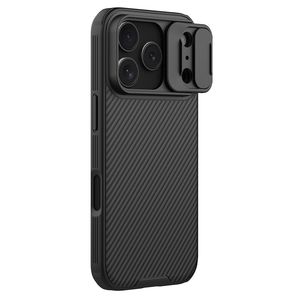 NILLKIN iPhone 18 Pro/17 Pro MagSafe-deksel med kamera-deksel – Svart
