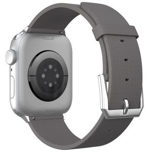 Apple Watch 42 / 41/ 40 / 38mm Justerbart klockarmband i nylon - Grå