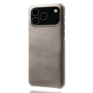 iPhone 18 Pro Max/17 Pro Max Skal i PU-läder - Grå