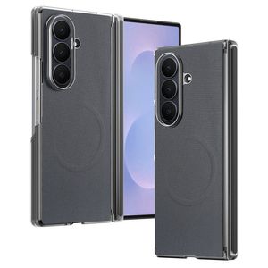 Samsung Galaxy Z Fold8 Ultra MagSafe Kuori PU-nahkaa - Harmaa
