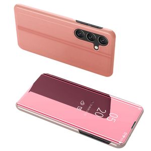 Samsung Galaxy S25 FE Kotelo Jalusta - Ruusu kultaa