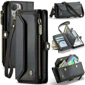 CASEME iPhone 15 Wallet Cover - Black
