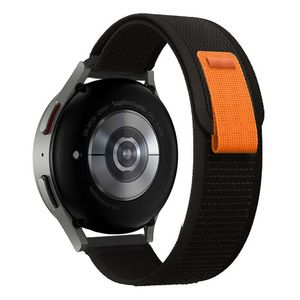 Samsung Gear S3 Frontier/Classic/Gear2 ym Nailoninen kellonranneke - Musta