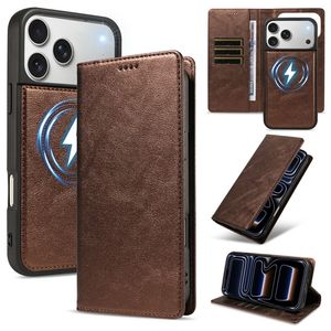 iPhone 18 Pro Max/17 Pro Max Irrotettava MagSafe-lompakkokotelo - Ruskea