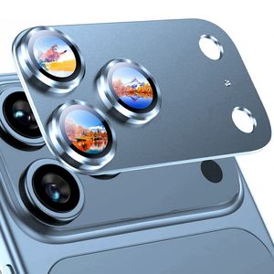 RURIHAI iPhone 18 Pro Kameralinssin suoja alumiinikehyksellä - Vaaleansininen