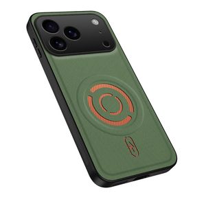 iPhone 18 Pro Max MagSafe Kuori teknisellä kankaalla - Vihreä