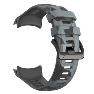 Garmin Instinct 3 45mm Watch Strap with Camouflage print  - Black, Grey