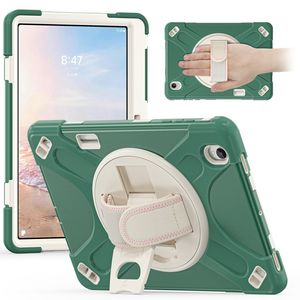 Samsung Galaxy Tab S12 Plus Silikonskal med stativ - Grön