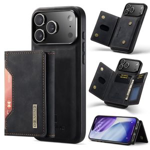DG.MING iPhone 17 Pro Skal med Plånbok - Svart