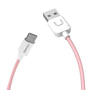 USAMS USB-Cable Typ-C for Typ-A, 1m - Pink