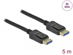 Delock DisplayPort-kabel 8K 60 Hz 40 Gbps 5m