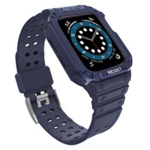 Protect Armored Kuori & Kellonranneke Apple Watch 42/44/45mm  - Sininen