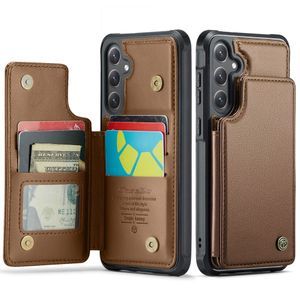 CASEME Samsung Galaxy S25 FE Skal med Plånbok - Brun