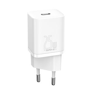 Baseus Super Si 1C vegglader USB Type C 25W PD Quick Charge hvit