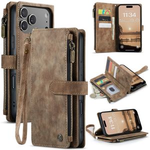 CASEME iPhone 17 Pro Max Etui med Stativ - Brun