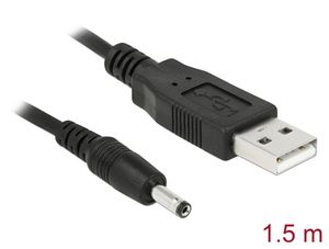 Delock USB-strömkabel till DC 3,5 x 1,35 mm hane 1,5 m