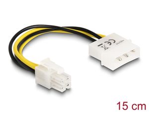 Delock-kaapeli P4uros - Molex 4-pinninen uros