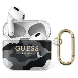Guess Camo Etui till Airpods 3 - Sort