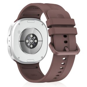 Samsung Galaxy Watch9/31 silikon klokkerem med hurtigfeste L - Brun