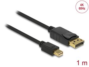 Delock Mini DisplayPort 1.2-kabel hane till DisplayPort-hane 4K 60 Hz 1m