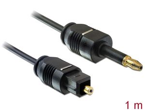 Delock Kabel Toslink standardi uros Toslink mini 3,5 mm uros 1m