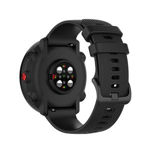 Samsung Gear S3 Classic/Frontier m.fl. Klockarmband Silikon – Svart