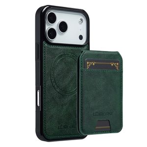 iPhone 18 Pro/17 Pro MagSafe Kuori irrotettavalla Kortin haltija - Vihreä