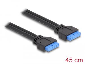 Delock USB-naarasliitin 2,00 mm 20-pin - naarasliitin 2,00 mm 20-pin