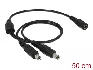 Delock Kabel DC-splitter 5,5 x 2,1 mm 1 x hona till 2 x hane