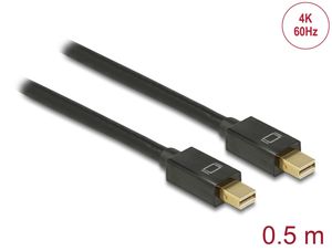 Delock Mini DisplayPort 1.2-kabel hane till Mini DisplayPort-hane 4K 60 Hz 0,5m