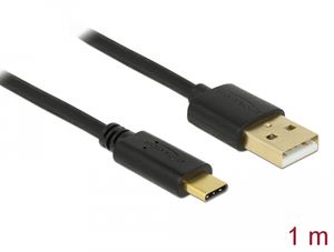 Delock USB-A til USB-C-kabel, 1 m