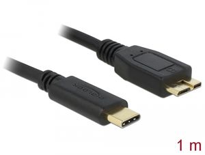 Delock USB 10 Gbps kabel USB-C han til USB Micro USB-B han 1m