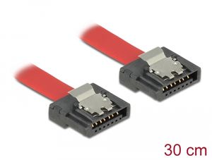 Delock SATA 6 Gb/s-kabel 30 cm - Röd FLEXI
