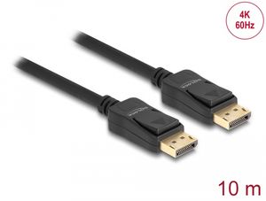 Delock DisplayPort 1.2-kabel hane till DisplayPort-hane 4K 60 Hz 10m
