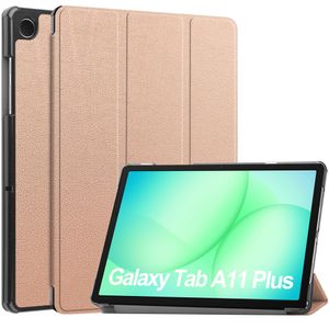 Samsung Galaxy Tab A11 Plus/A9 Plus Fodral Stötsäker Vikbar - Roséguld