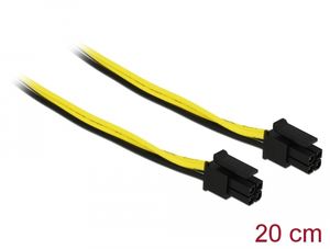Delock Micro Fit 3.0-kabel 4-polig hane till hane 20 cm
