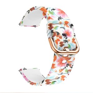 Samsung Gear S3 Frontier/Classic m.fl. Klockarmband med Tryck - Blommor