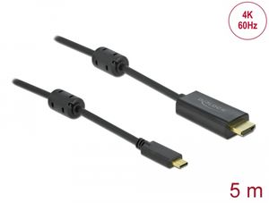 Delock Aktiv USB-C til HDMI-kabel (DP Alt-modus) 4K 60 Hz 5 m