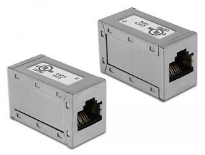 Delock Adapter RJ45 til RJ45 Cat.6 STP - Skærmet